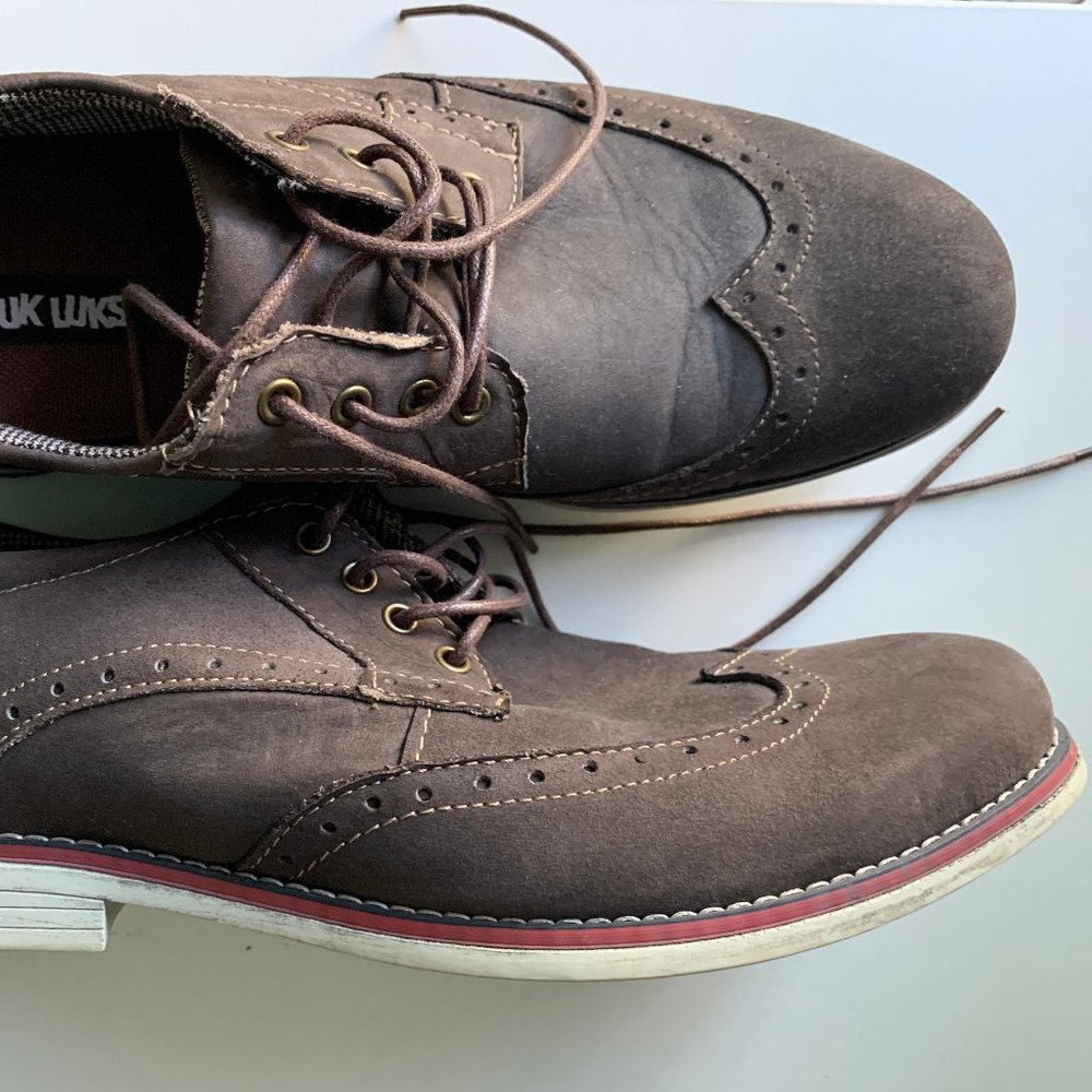 Muk Luks George Men's 10 Wingtip Oxford Shoes